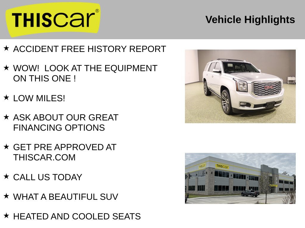 Used 2019 GMC Yukon Denali w/ Denali Ultimate Package RWD image 12