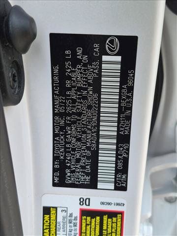 Used 2022 Lexus ES 300h w/ Premium Package FWD image 25