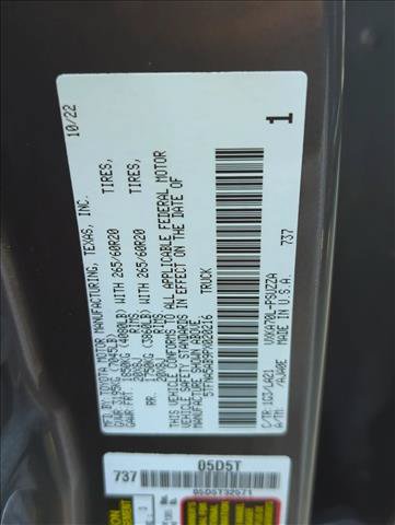 Used 2023 Toyota Tundra Platinum RWD image 2