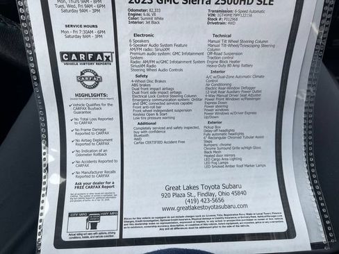 Used 2023 GMC Sierra 2500 SLE w/ SLE Convenience Package AWD/4WD image 27