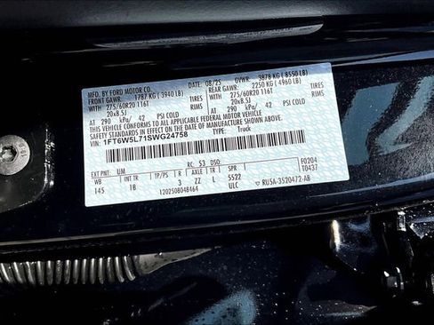 New 2025 Ford F150 Lightning Lariat AWD/4WD image 8