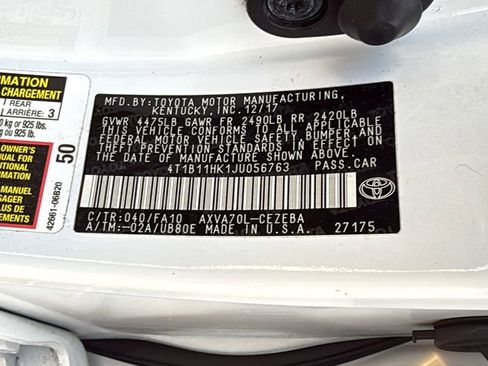 Used 2018 Toyota Camry L image 39