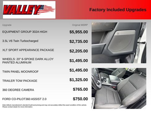 Used 2023 Ford F150 XLT w/ Equipment Group 302A High AWD/4WD image 6