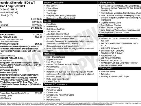 Used 2024 Chevrolet Silverado 1500 W/T w/ WT Value Package image 7