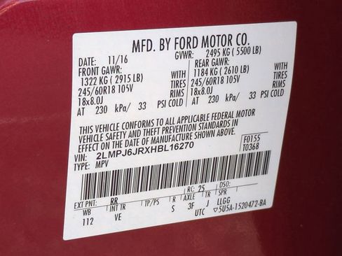 Used 2017 Lincoln MKX Premiere image 30