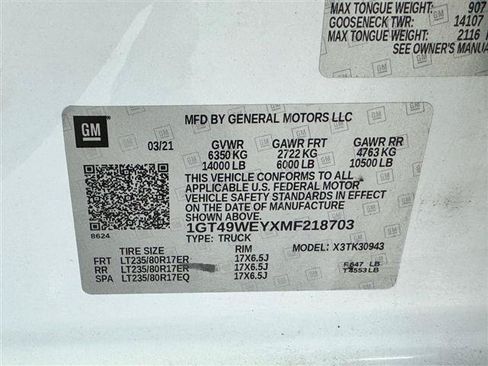 Used 2021 GMC Sierra 3500 Denali w/ Denali Ultimate Package AWD/4WD image 41