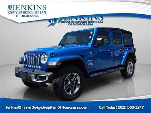 Used 2022 Jeep Wrangler Unlimited Sahara w/ Safety Group image 1