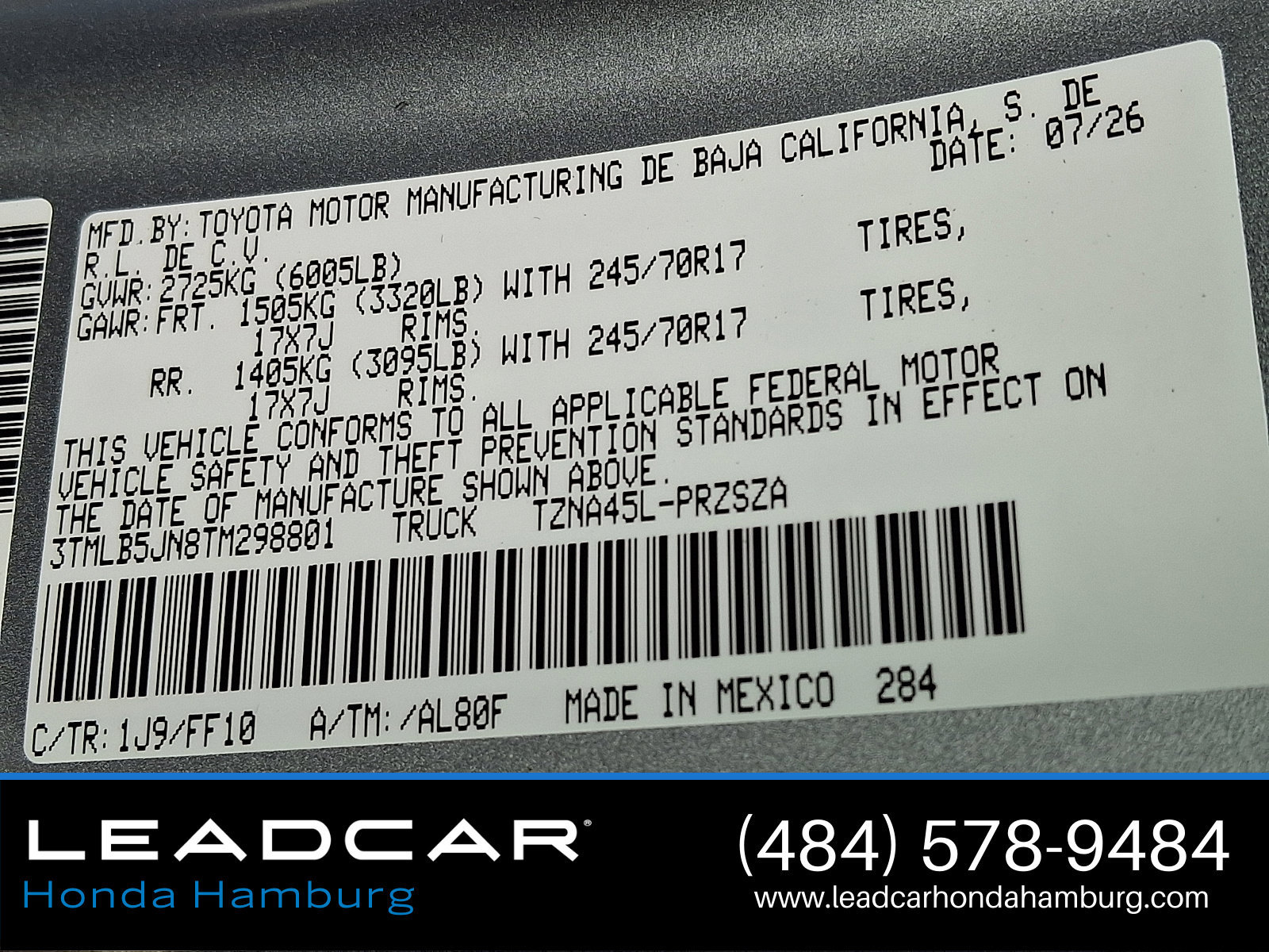 Used 2026 Toyota Tacoma SR5 AWD/4WD image 29