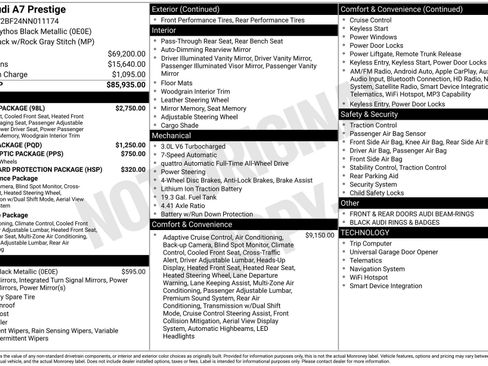 Used 2022 Audi A7 3.0T Prestige w/ Luxury Package image 40