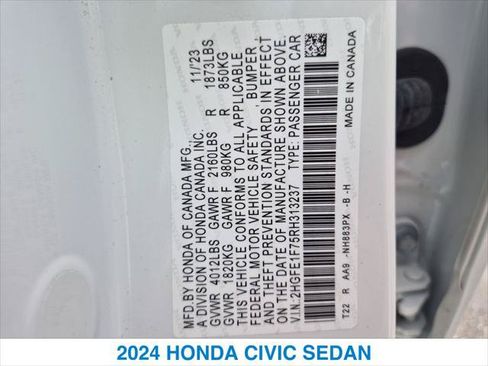 Certified 2024 Honda Civic EX image 26
