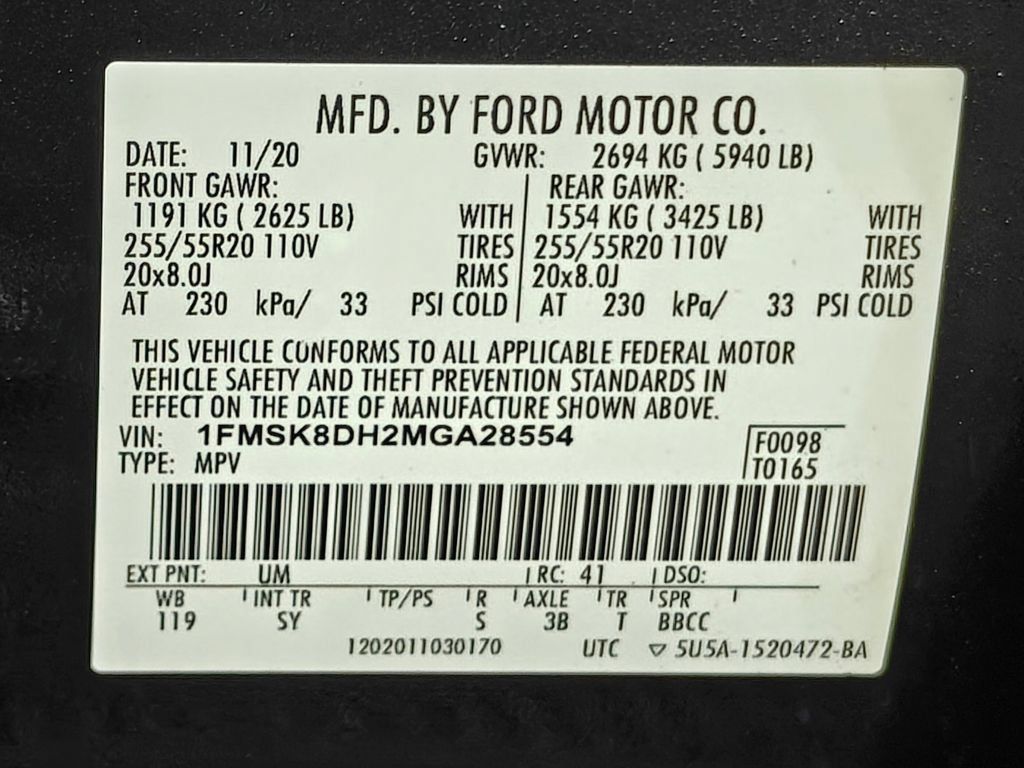 Used 2021 Ford Explorer XLT w/ Equipment Group 202A AWD/4WD image 66