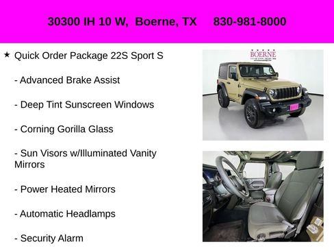 Used 2025 Jeep Wrangler Sport S image 10