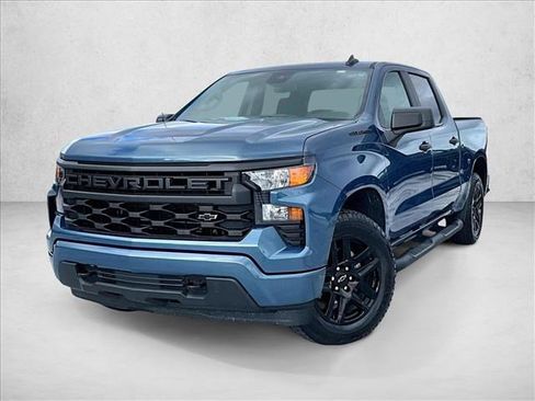 Used 2024 Chevrolet Silverado 1500 Custom w/ Turbomax Blackout Package image 1