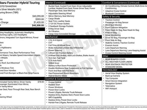 Used 2025 Subaru Forester Touring image 10