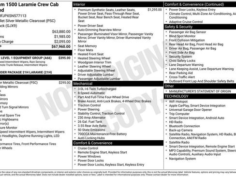 Certified 2025 RAM 1500 Laramie AWD/4WD image 4