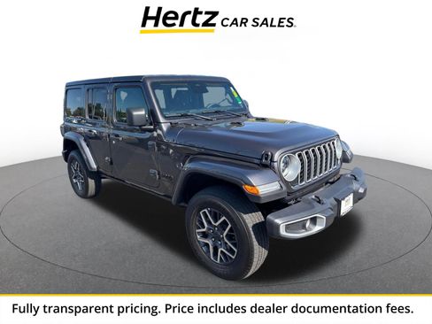 Used 2025 Jeep Wrangler Unlimited Sahara AWD/4WD image 1