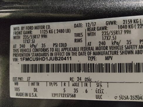 Used 2018 Ford Escape SEL AWD/4WD image 33