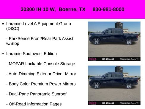 Used 2022 RAM 1500 Laramie w/ Laramie Southwest Edition AWD/4WD image 17