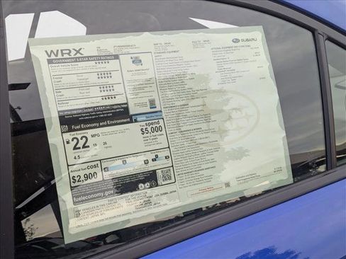 New 2025 Subaru WRX Premium w/ Accessory Package #2 image 19