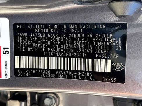 Used 2022 Toyota Camry LE image 35