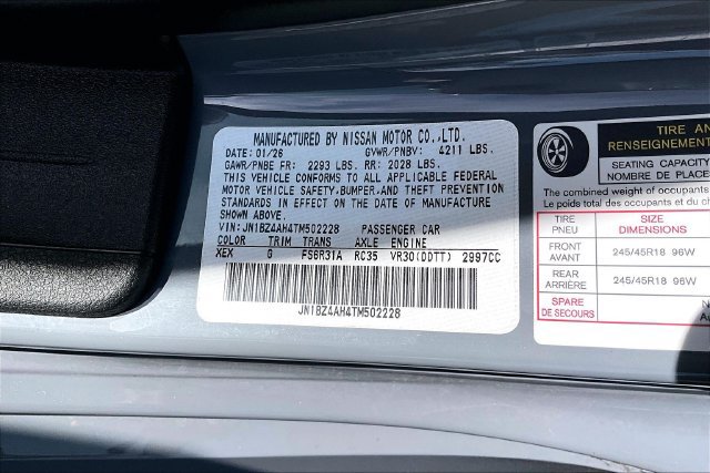 New 2026 Nissan Z Performance w/ Floor Mat Package RWD image 8