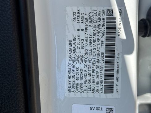 Certified 2023 Honda Civic EX image 27