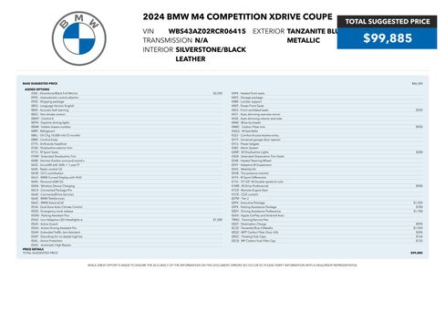 Used 2024 BMW M4 xDrive Competition AWD/4WD image 5