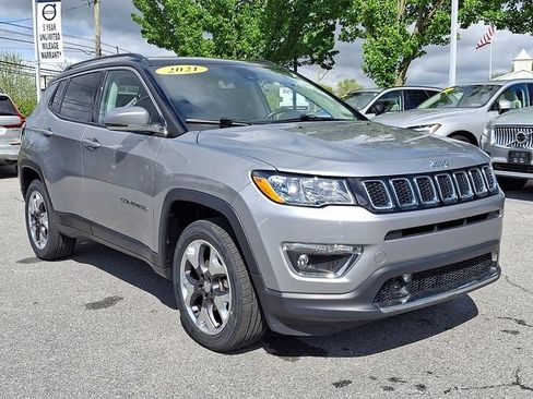 Used 2021 Jeep Compass Limited w/ Sun and Sound Group AWD/4WD image 1