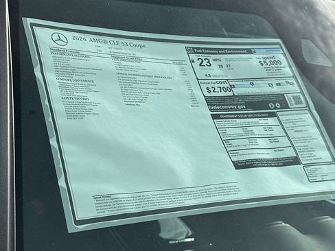 New 2026 Mercedes-Benz CLE 53 AMG 4MATIC Coupe image 29