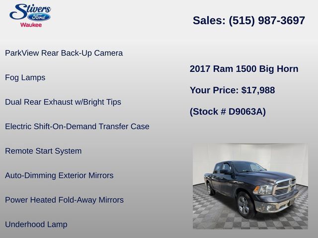 Used 2017 RAM 1500 Big Horn AWD/4WD image 27