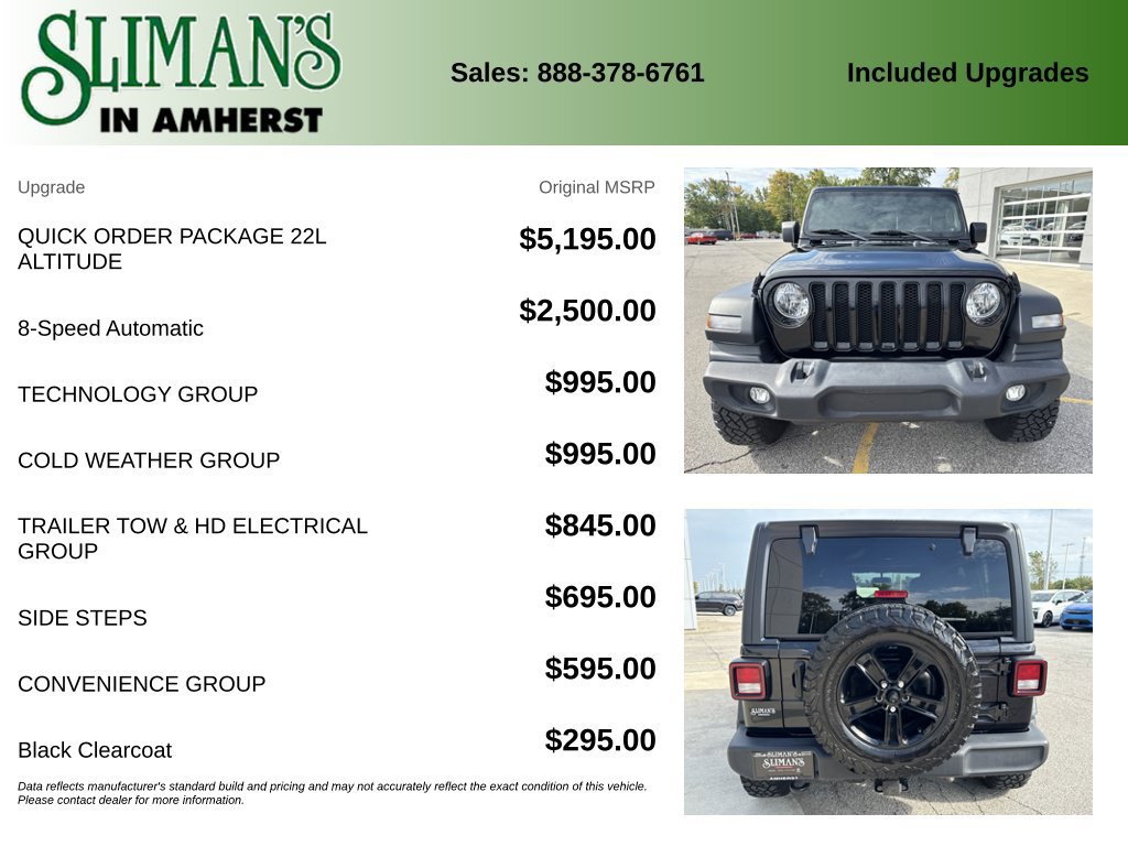 Used 2021 Jeep Wrangler Unlimited Sport AWD/4WD image 11