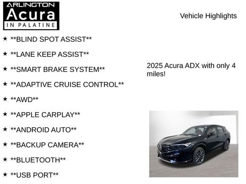 New 2025 Acura ADX A-Spec image 7