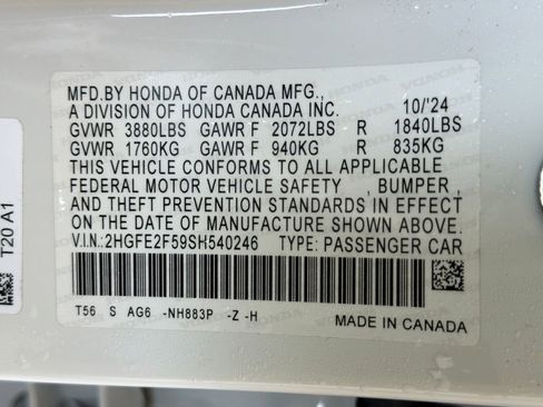 Used 2025 Honda Civic Sport image 34