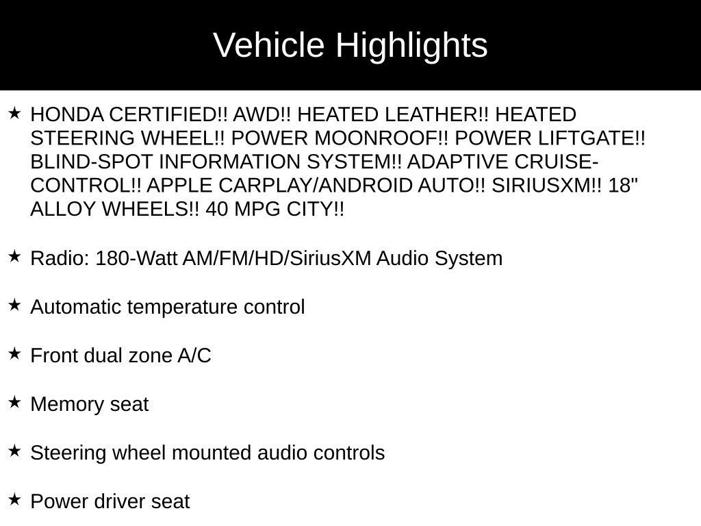 Certified 2022 Honda CR-V EX-L image 36