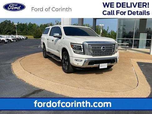 Used 2021 Nissan Titan Platinum Reserve w/ Moonroof Package AWD/4WD image 1