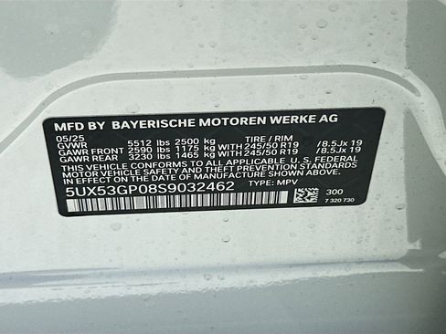 New 2025 BMW X3 xDrive30i w/ Convenience Package image 35