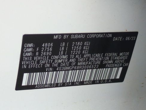 Used 2024 Subaru Legacy Touring XT image 76