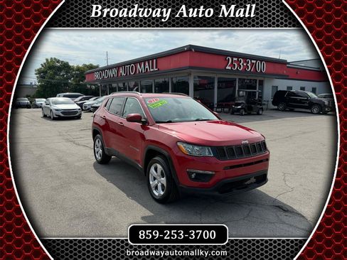 Used 2021 Jeep Compass Latitude w/ Sun and Sound Group AWD/4WD image 1