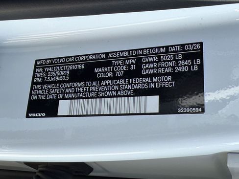 Used 2026 Volvo XC40 B5 Plus w/ Climate Package AWD/4WD image 26