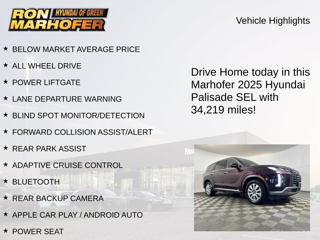 Used 2025 Hyundai Palisade SEL AWD/4WD image 14