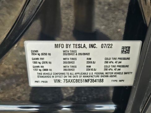 Used 2022 Tesla Model X AWD/4WD image 35