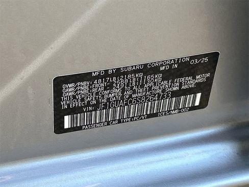Certified 2025 Subaru Impreza 2.0i Sport image 31