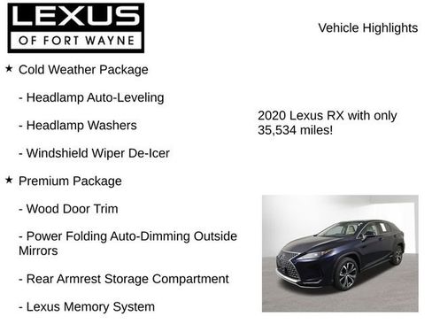 Used 2020 Lexus RX 450h AWD w/ Premium Package image 7