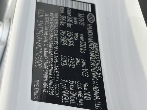 Used 2022 Hyundai Santa Cruz Limited image 44