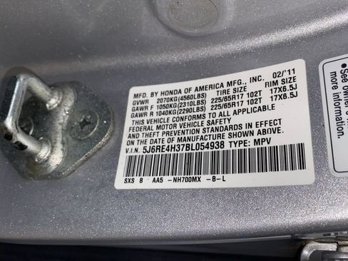 Used 2011 Honda CR-V LX image 23