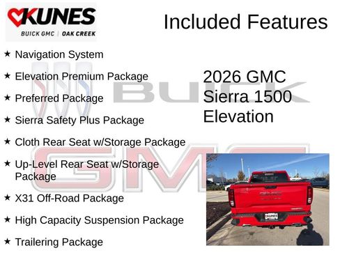 New 2026 GMC Sierra 1500 Elevation w/ Elevation Premium Package image 2