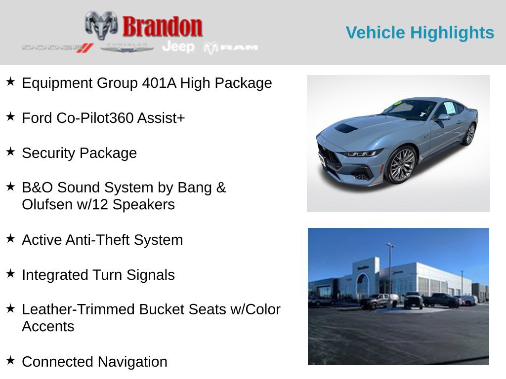 Used 2025 Ford Mustang GT Premium RWD image 2