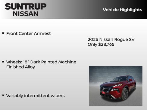 New 2026 Nissan Rogue SV image 38