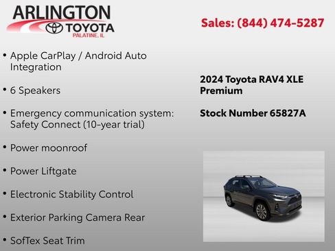 Used 2024 Toyota RAV4 XLE Premium w/ Weather Package AWD/4WD image 4
