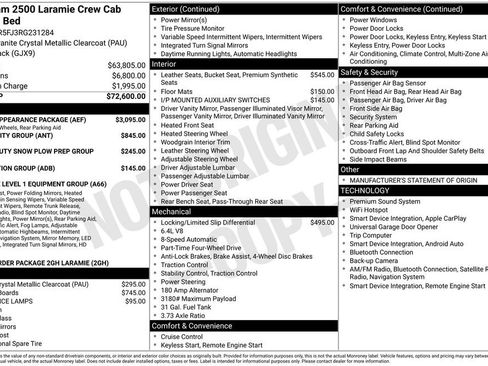 Used 2024 RAM 2500 Laramie w/ Sport Appearance Package AWD/4WD image 33